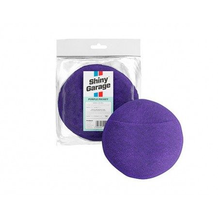 Purple Pocket Microfiber Applicator 13,5x3 Shiny Garage - aplikator