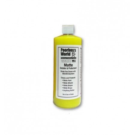 Poorboy`s World Matte Detailer & Protectant czyści i zabezpiecza matowe lakiery i folie 946ml